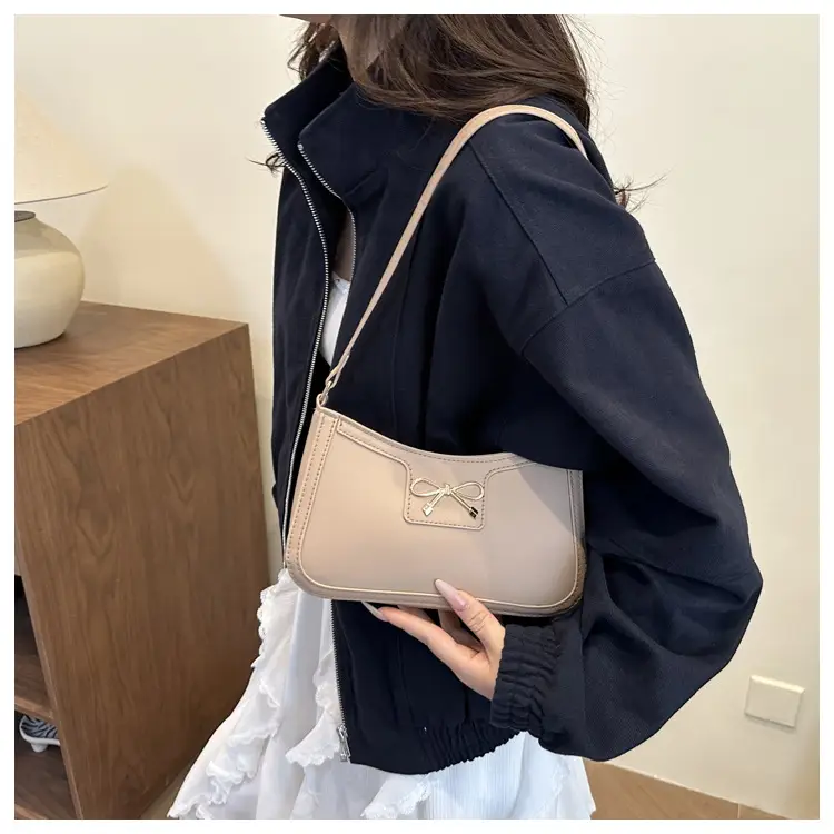 Black Korean Style Bowknot Shoulder Bag for Women — feature 16
