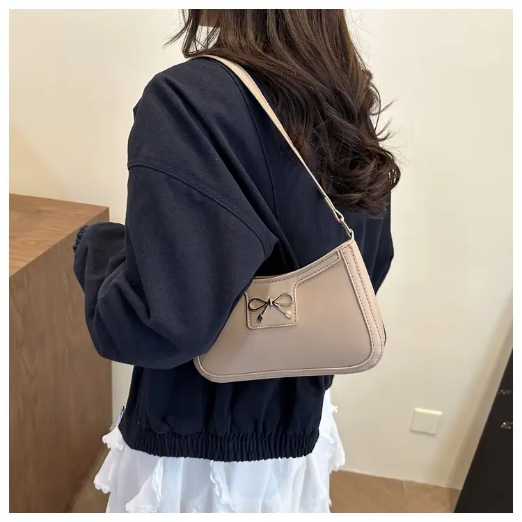 Black Korean Style Bowknot Shoulder Bag for Women — feature 17