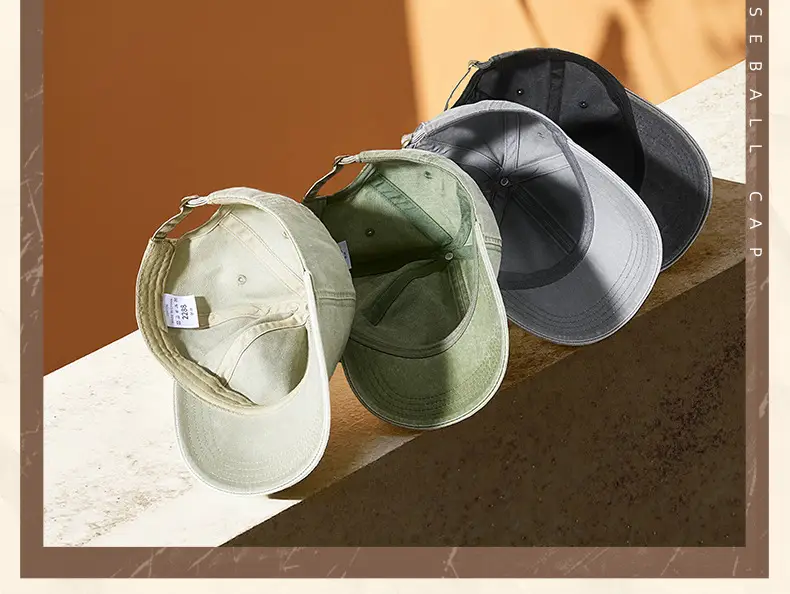 Men Grey Denim Harley Cap with Logo — feature 28