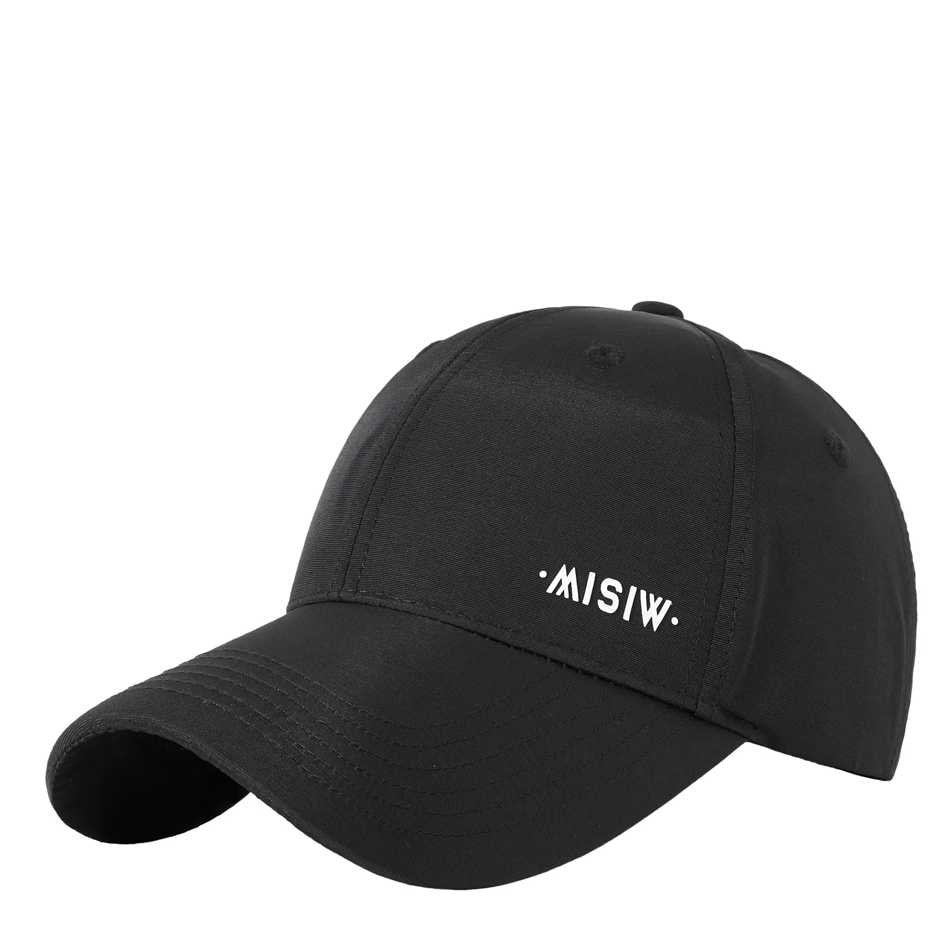 Men's White Water-Repellent Baseball Cap - Image 11