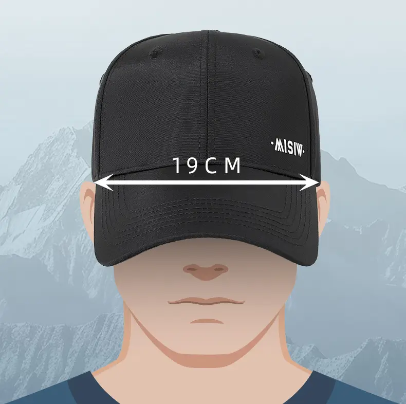 Men's White Water-Repellent Baseball Cap — feature 19