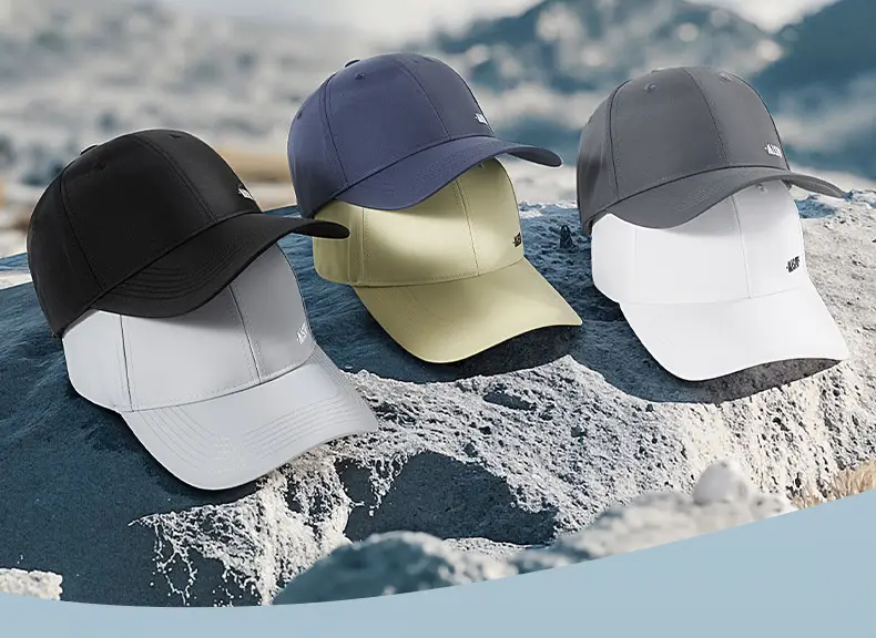 Men's White Water-Repellent Baseball Cap — feature 22