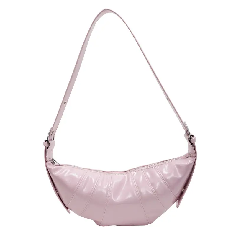 Women's Spliced Cattle Bag Shoulder Crossbody 2025 Spring - Image 4