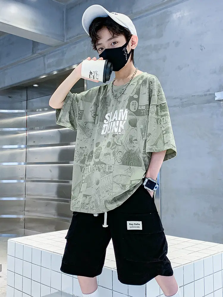 Kids T-Shirt Shorts Set Summer Wear 2026 - Image 5