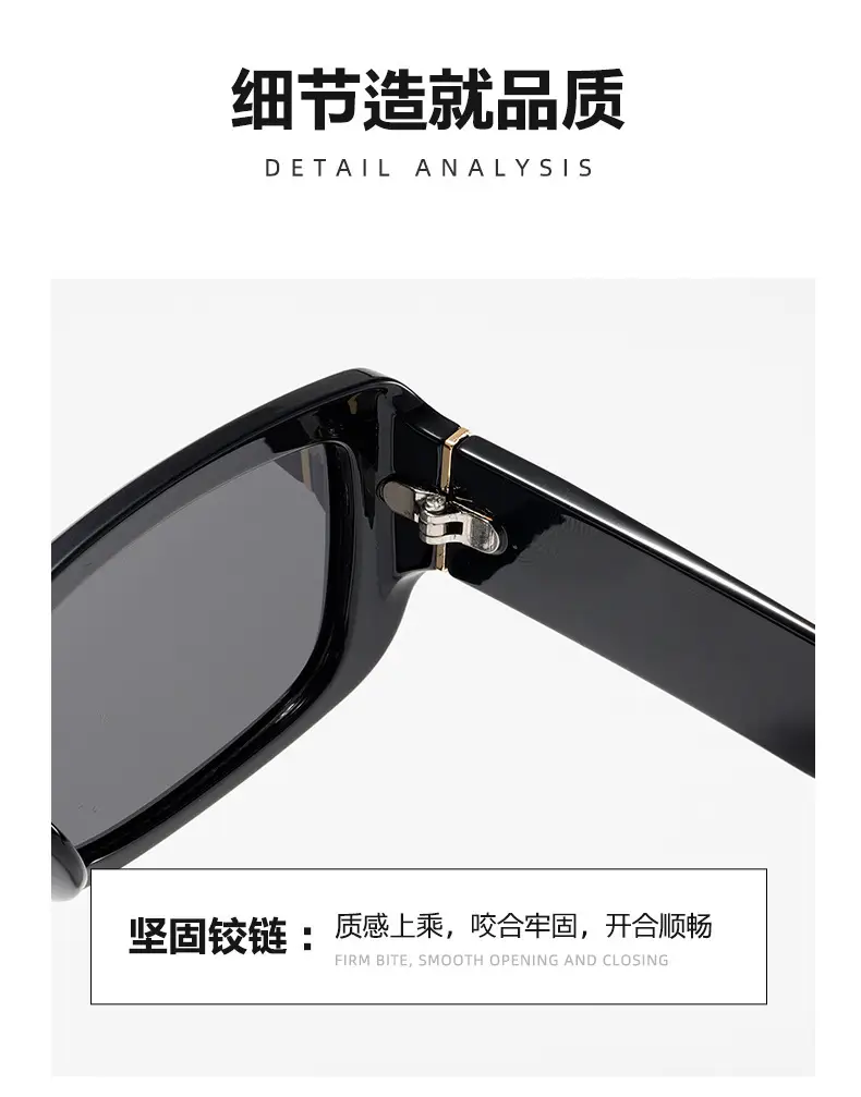 2025 Retro Polarized UV400 Sunglasses for Men Women Black — feature 8