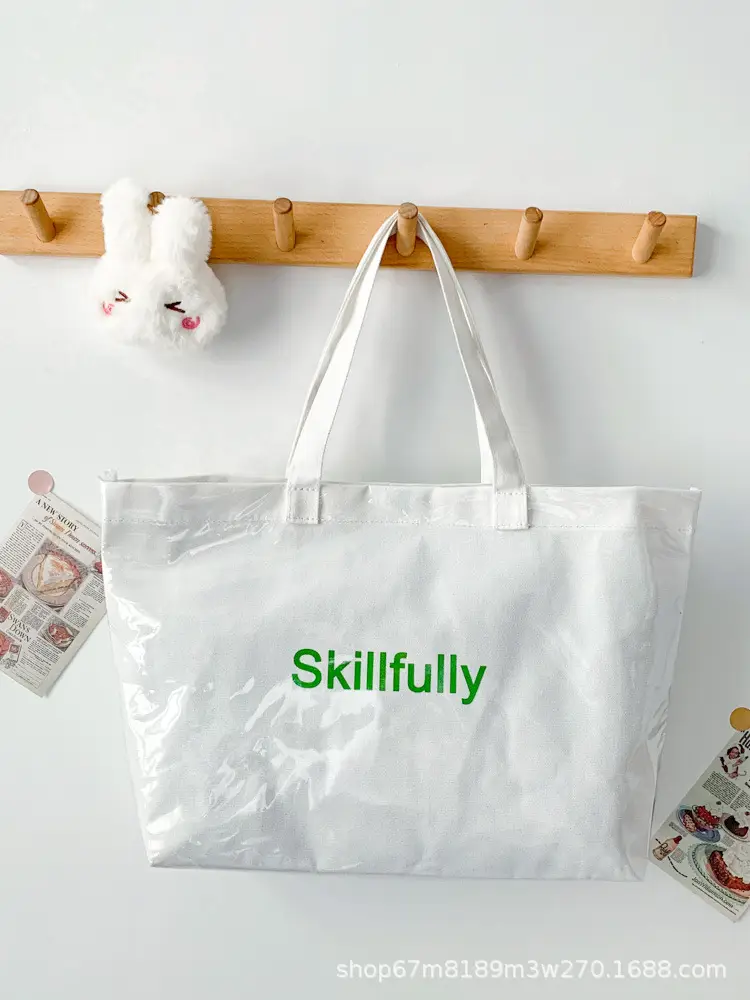 Waterproof Canvas Shoulder Bag Large Student Commuter