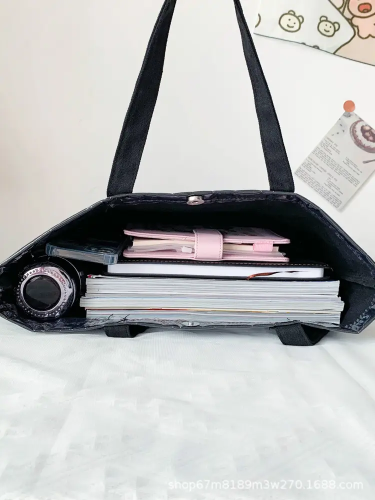 Waterproof Canvas Shoulder Bag Large Student Commuter — feature 39