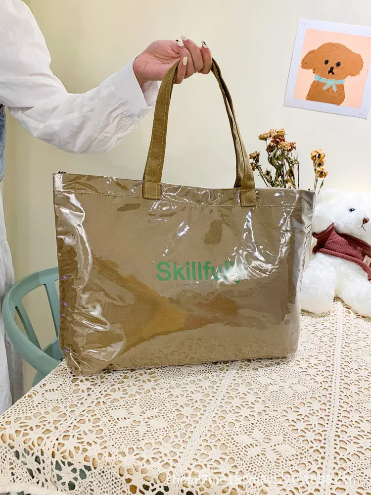 Waterproof Canvas Shoulder Bag Large Student Commuter — feature 49
