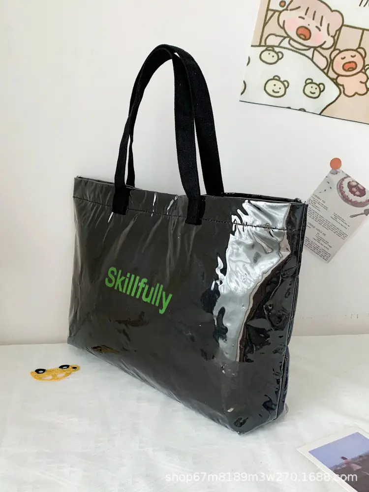 Waterproof Canvas Shoulder Bag Large Student Commuter — feature 6