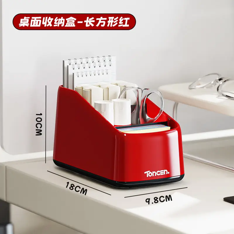Green Multi-Functional Desk Storage Rack with Pen Holder