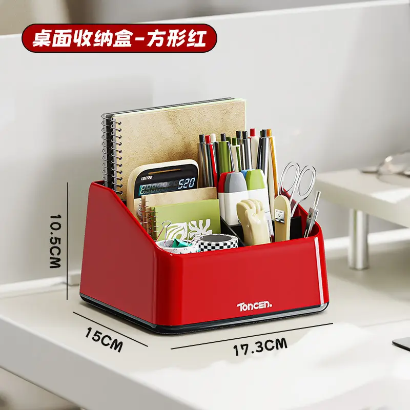 Green Multi-Functional Desk Storage Rack with Pen Holder