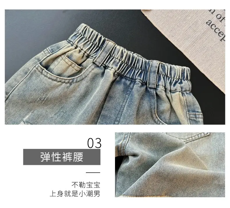 Boys Denim Shorts Short Sleeve Summer 2026 — feature 11