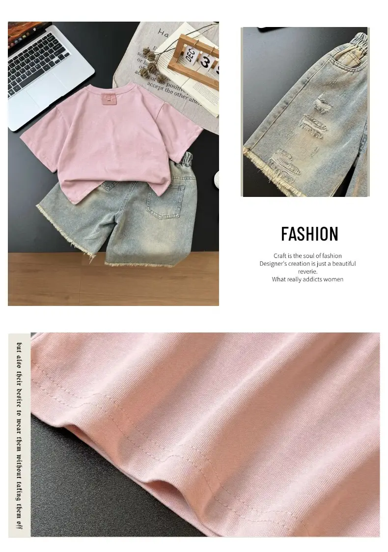 Boys Denim Shorts Short Sleeve Summer 2026 — feature 14