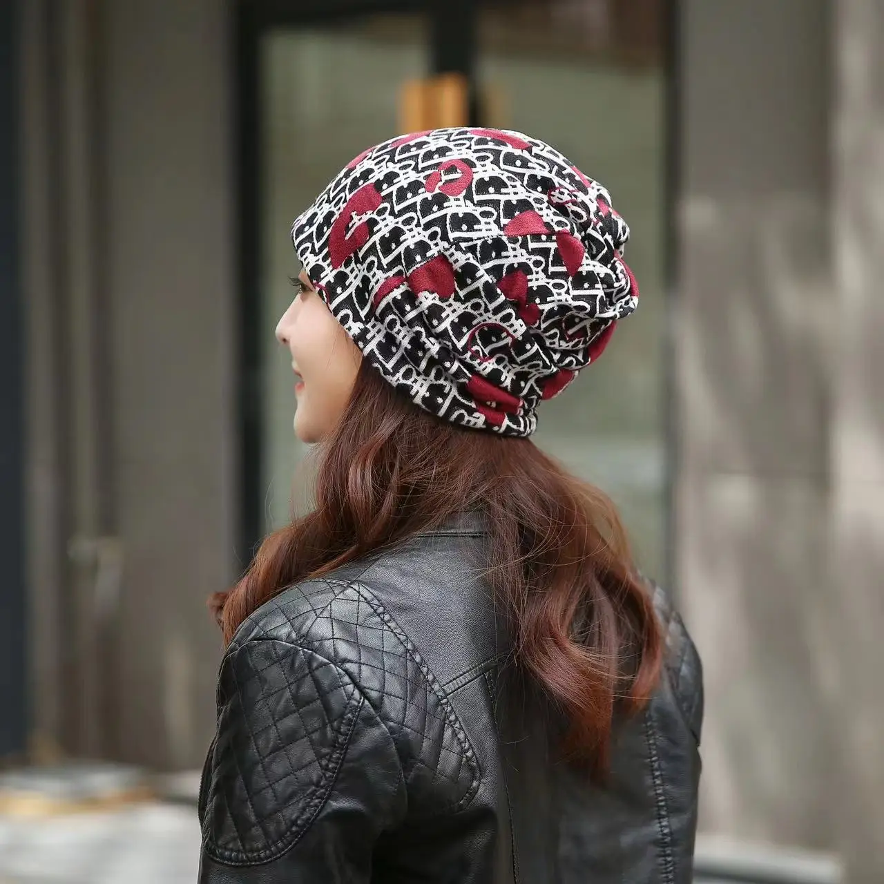 Two-in-One Warm Hat Scarf for Men Women - Image 3