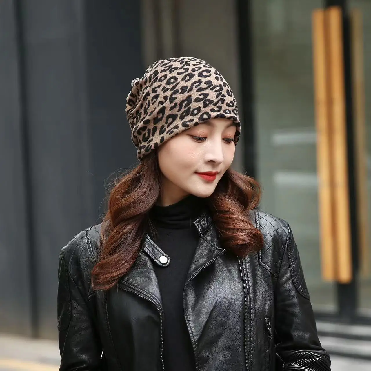 Two-in-One Warm Hat Scarf for Men Women - Image 8