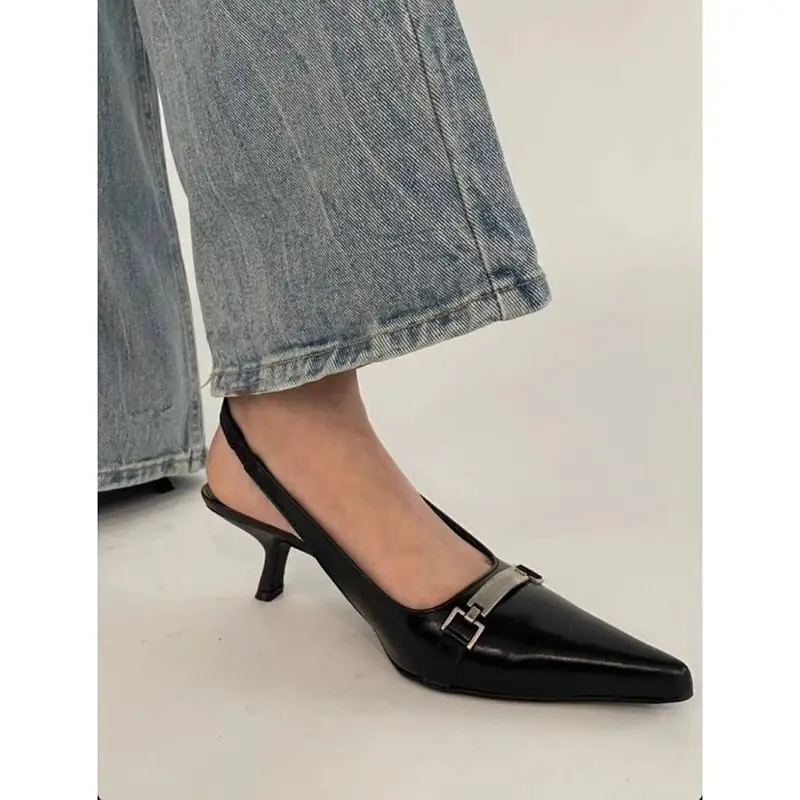 Women Pointed Stiletto Heels Baotou Shoes 2024 — feature 14