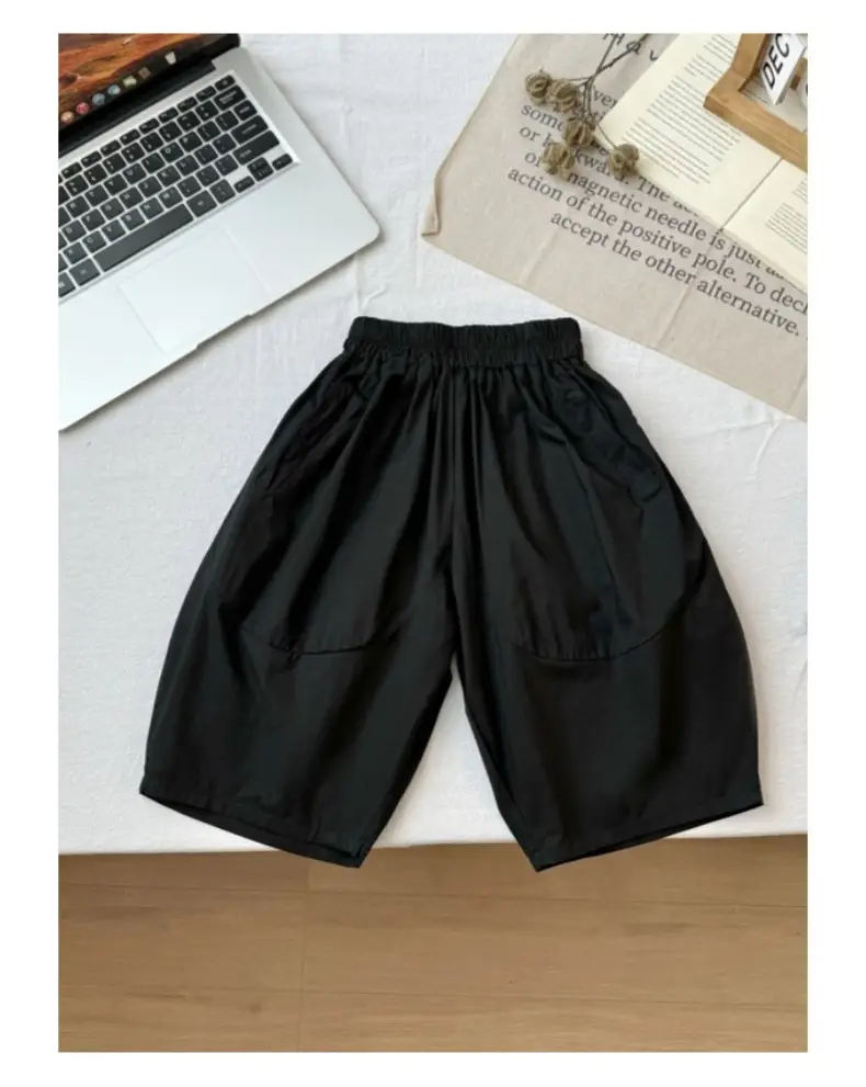 Men's Black Shorts MUMUYI 2025 Summer — feature 17