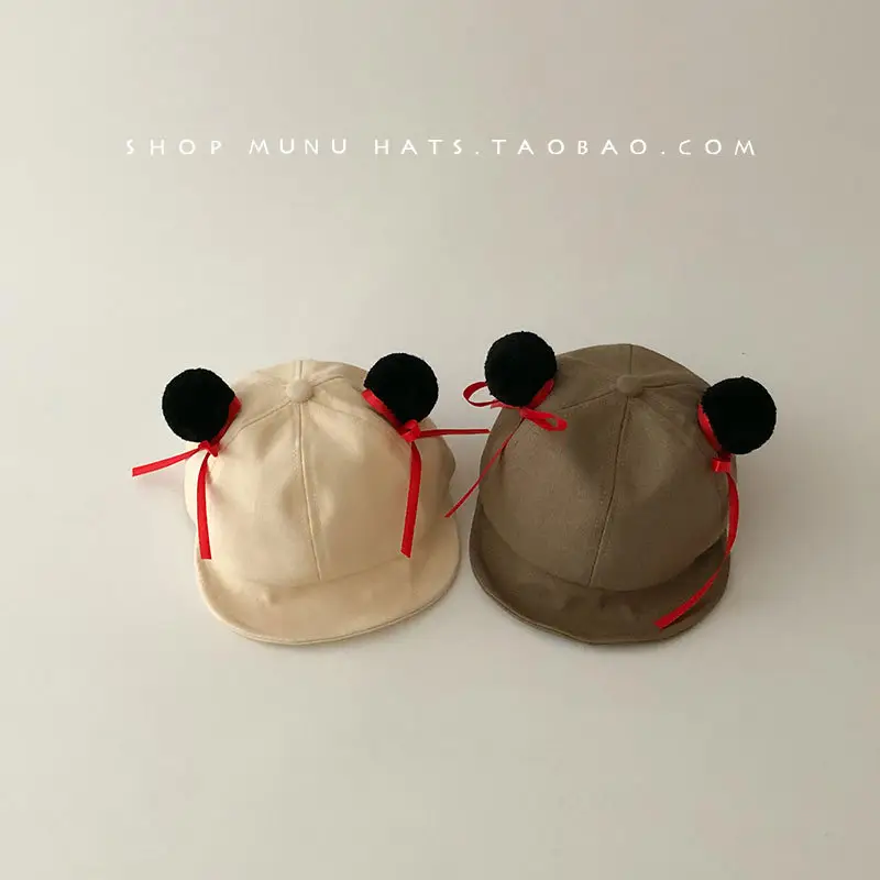 Baby Cute Sun Hat with Red Tails - Image 4