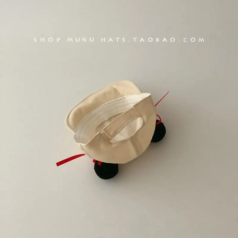 Baby Cute Sun Hat with Red Tails - Image 6