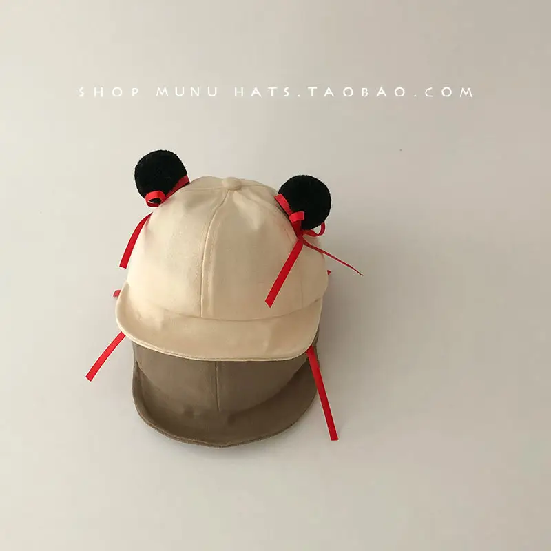 Baby Cute Sun Hat with Red Tails — feature 3