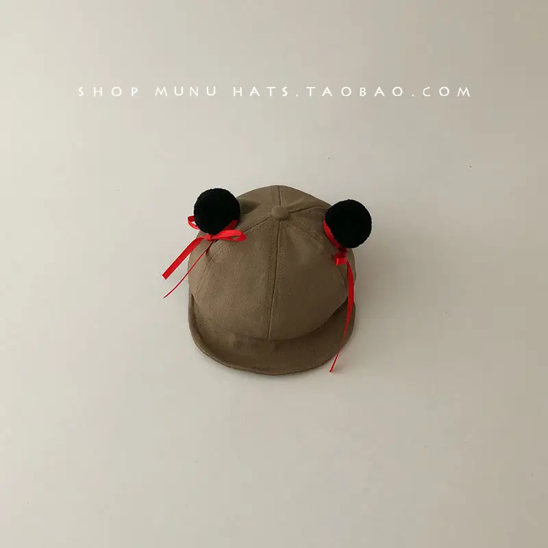 Baby Cute Sun Hat with Red Tails - Image 2
