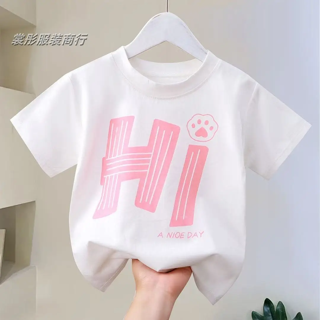 Children Cotton T-Shirt Green Wbshup Summer Boys Girls — feature 8