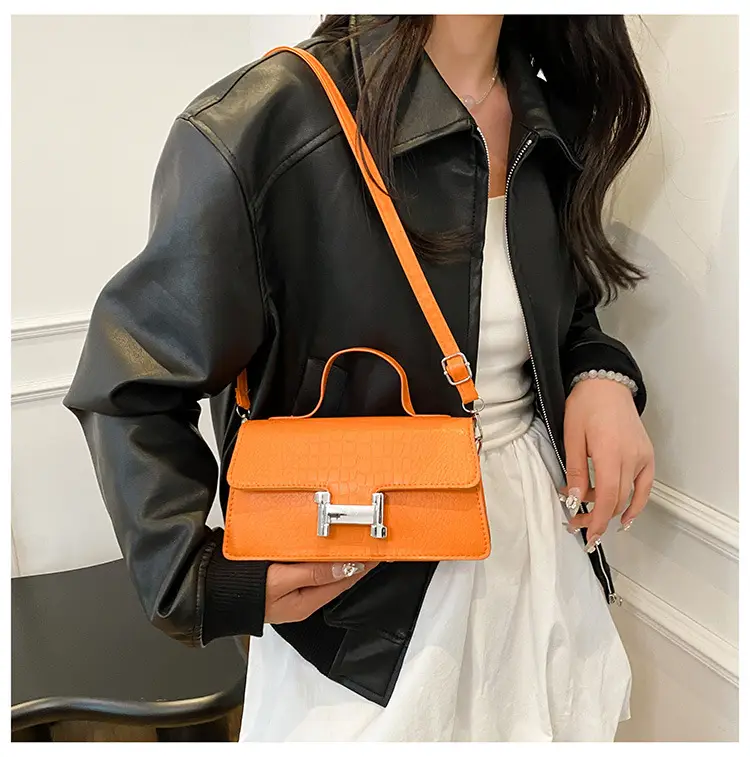 Green Croc Leather Shoulder Crossbody Bag 2025 — feature 41