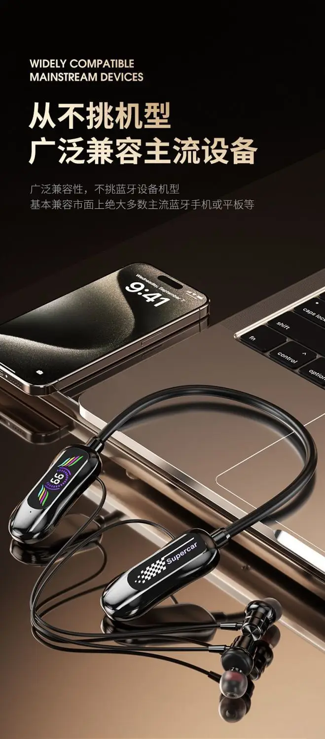 2025 Wireless Bluetooth Headset with LED Display β feature 14