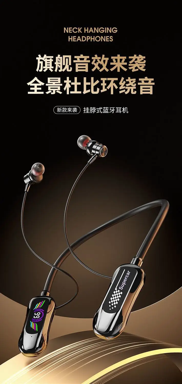 2025 Wireless Bluetooth Headset with LED Display β feature 2