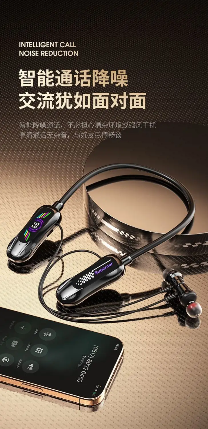 2025 Wireless Bluetooth Headset with LED Display β feature 9