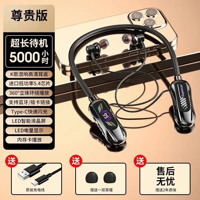 2025 Wireless Bluetooth Headset with LED Display