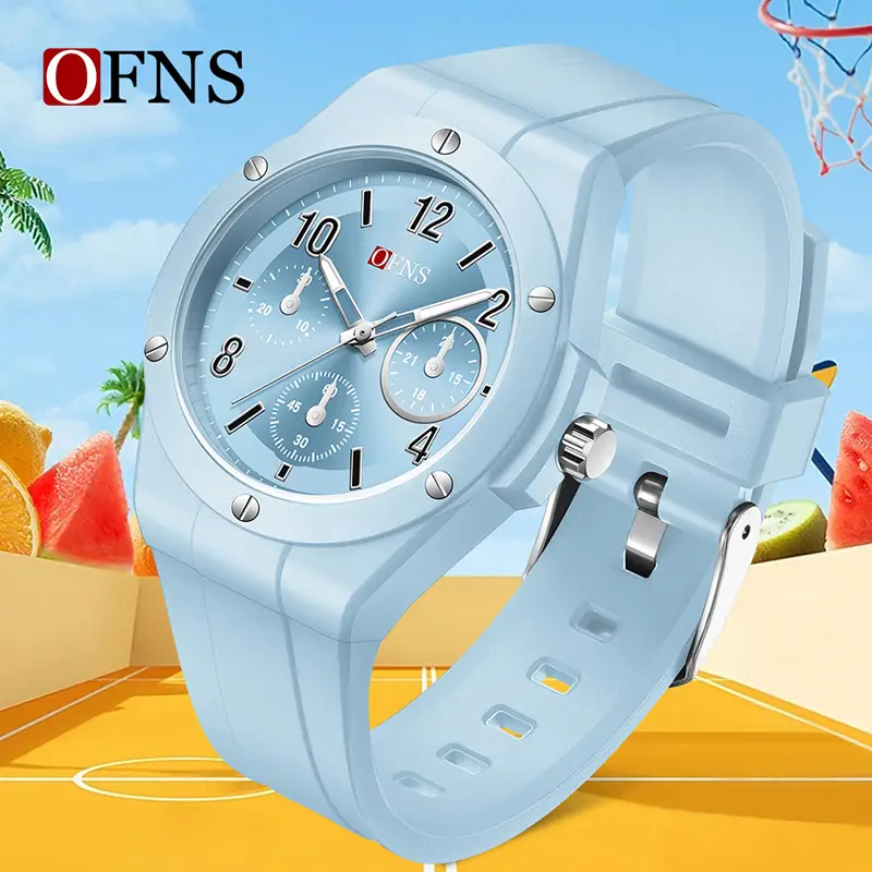 Oufani Quartz Watch with Nail Scale & Luminous Dial - Image 9