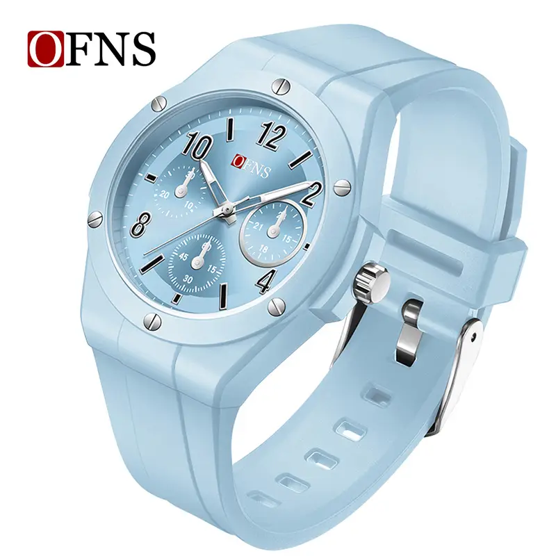 Oufani Quartz Watch with Nail Scale & Luminous Dial - Image 3