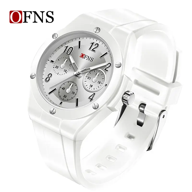 Oufani Quartz Watch with Nail Scale & Luminous Dial - Image 5