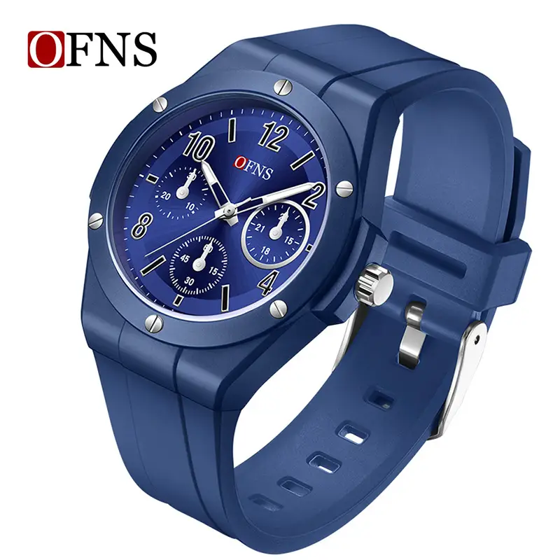 Oufani Quartz Watch with Nail Scale & Luminous Dial - Image 8