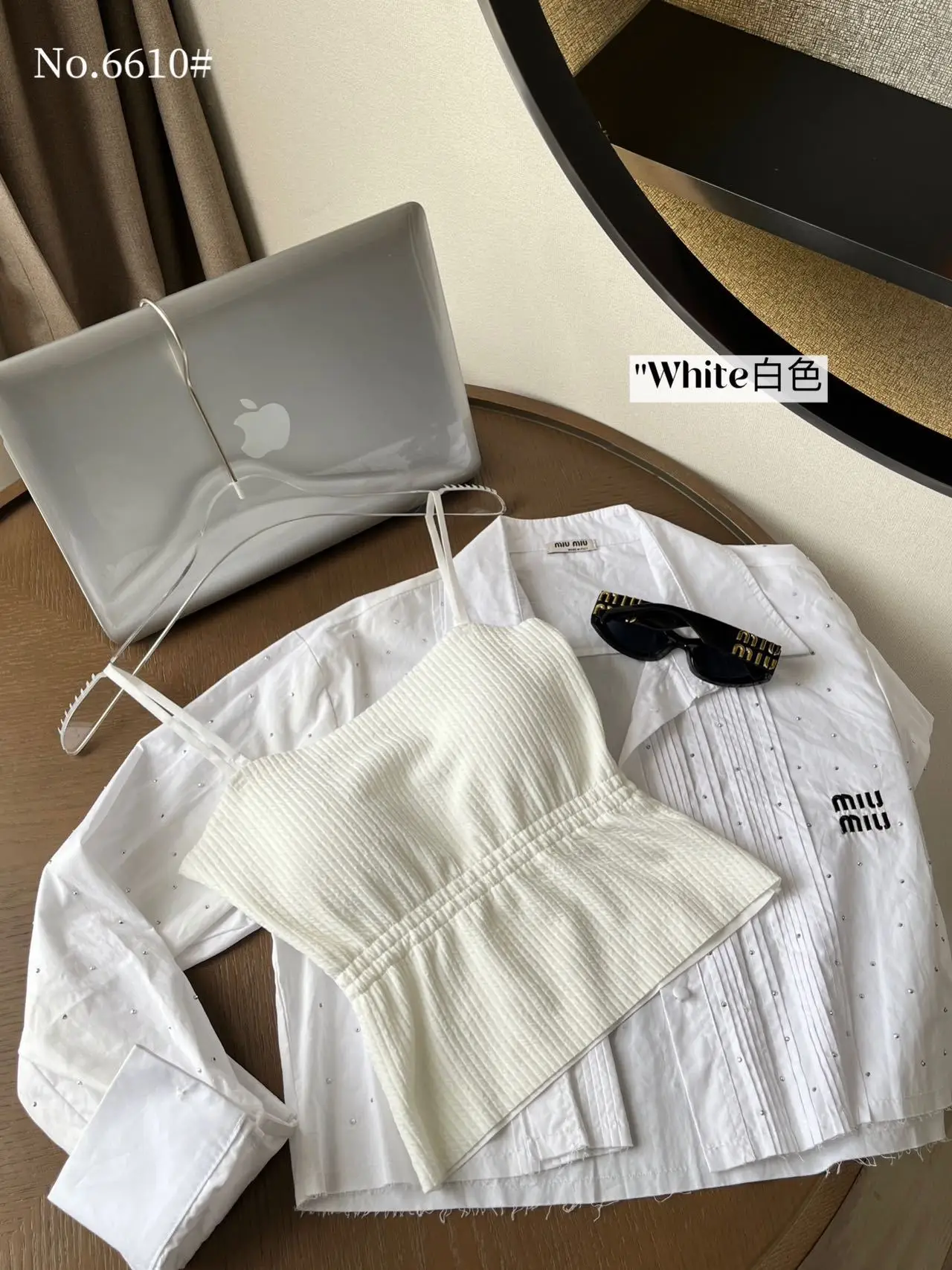 White Small Camisole Women's Inner Wear Spring Summer 2025 — feature 24