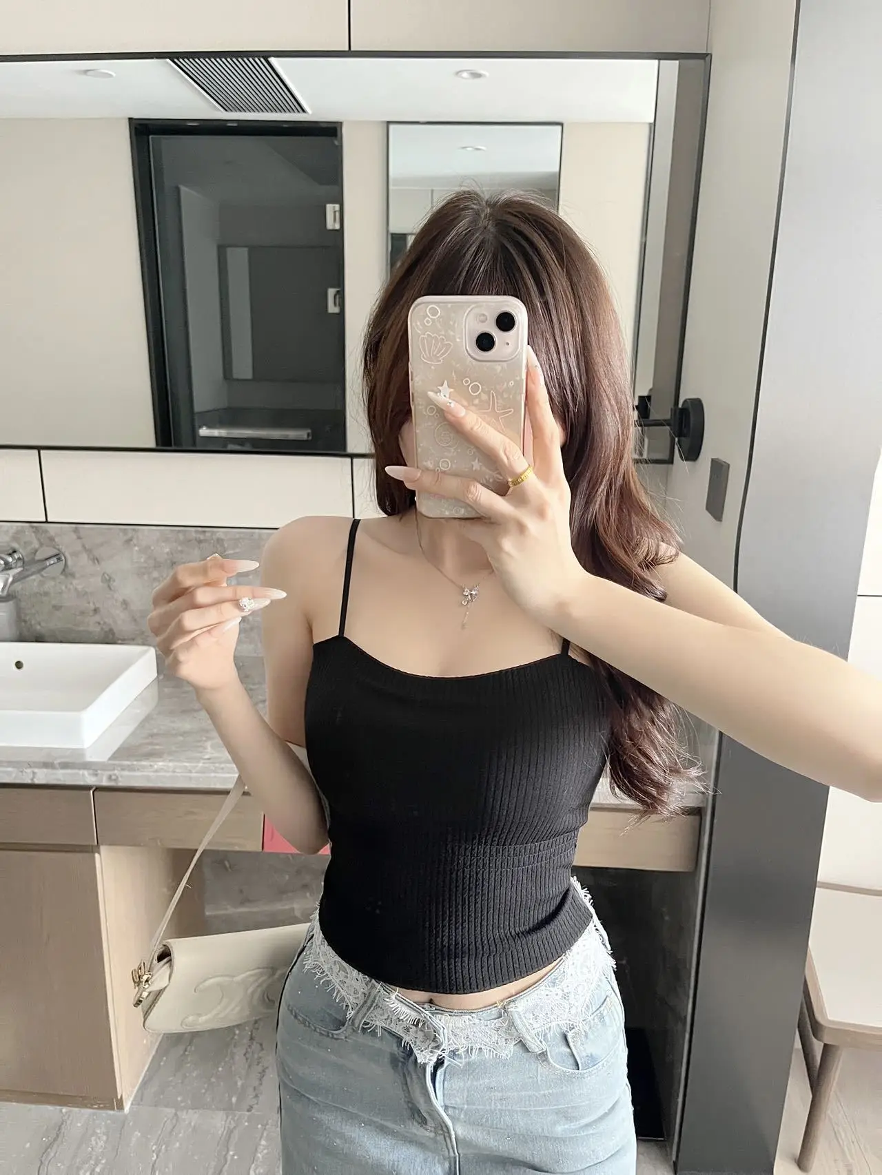 White Small Camisole Women's Inner Wear Spring Summer 2025 — feature 5