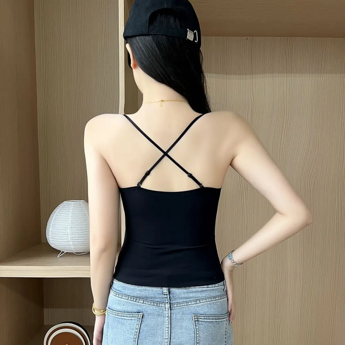 Women's Slim Fit Camisole with Chest Pads for Increasing Cup Size - Image 6