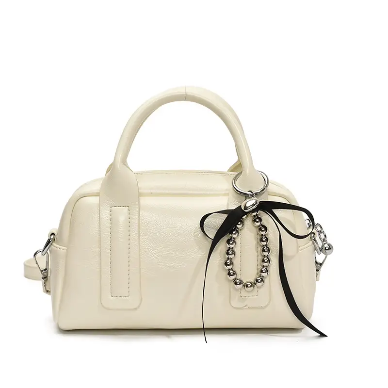 Women White Chain Strap Shoulder Crossbody Bag