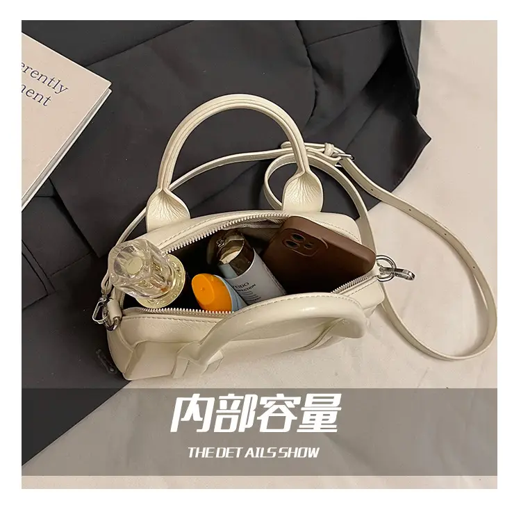 Women White Chain Strap Shoulder Crossbody Bag — feature 5