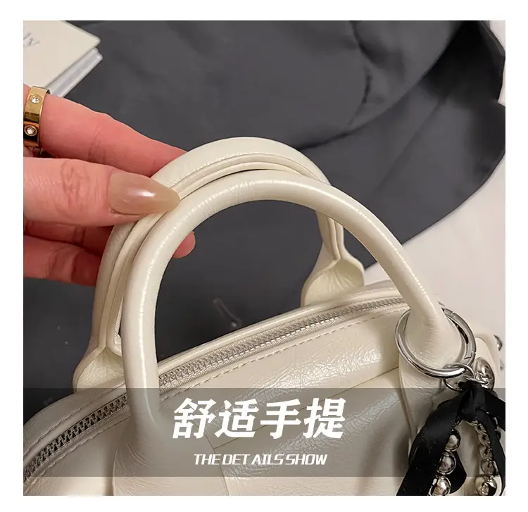 Women White Chain Strap Shoulder Crossbody Bag — feature 7