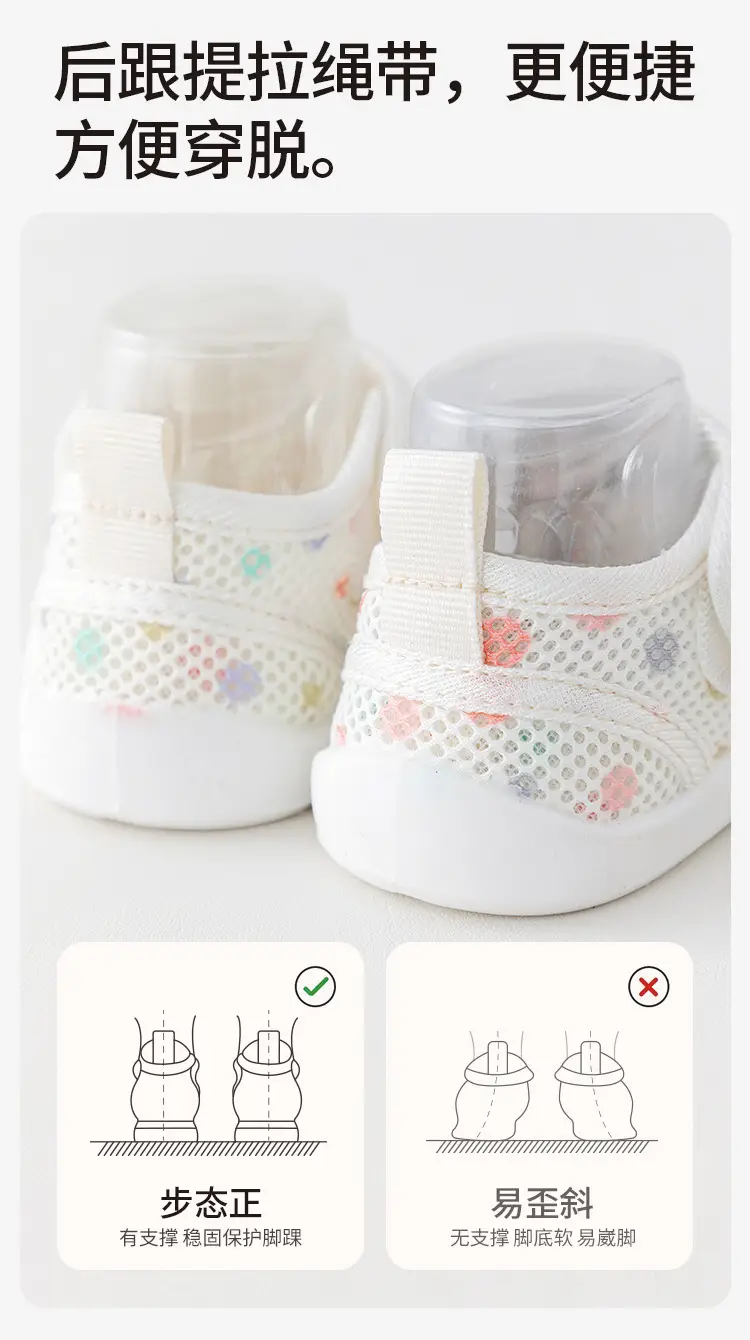 2025 New Baby Mesh Sandals 0-2Yr White — feature 11