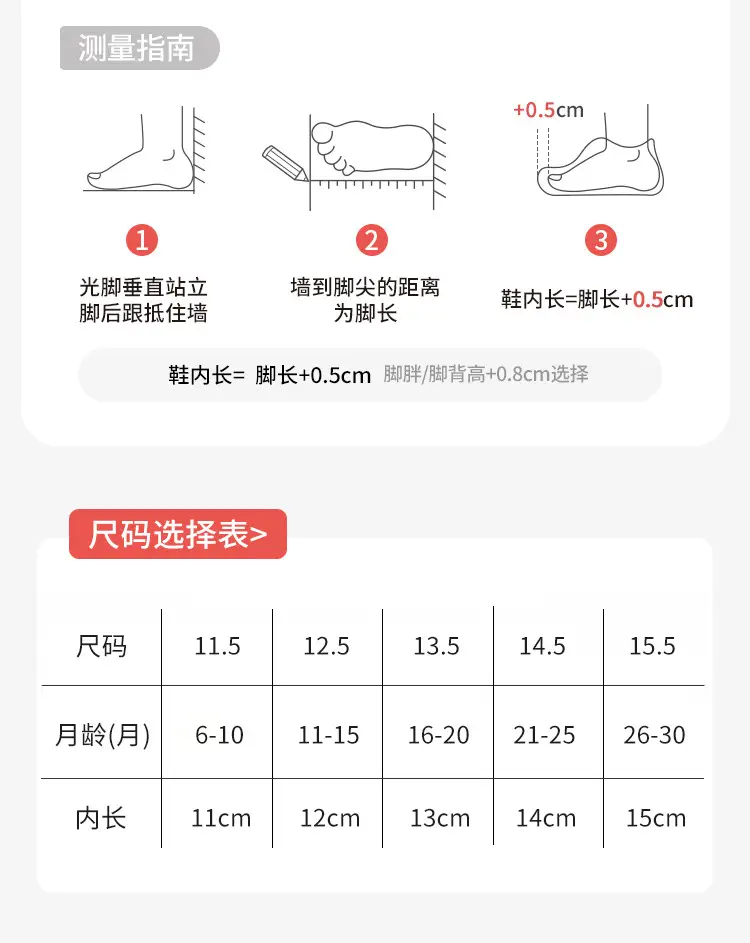 2025 New Baby Mesh Sandals 0-2Yr White — feature 15