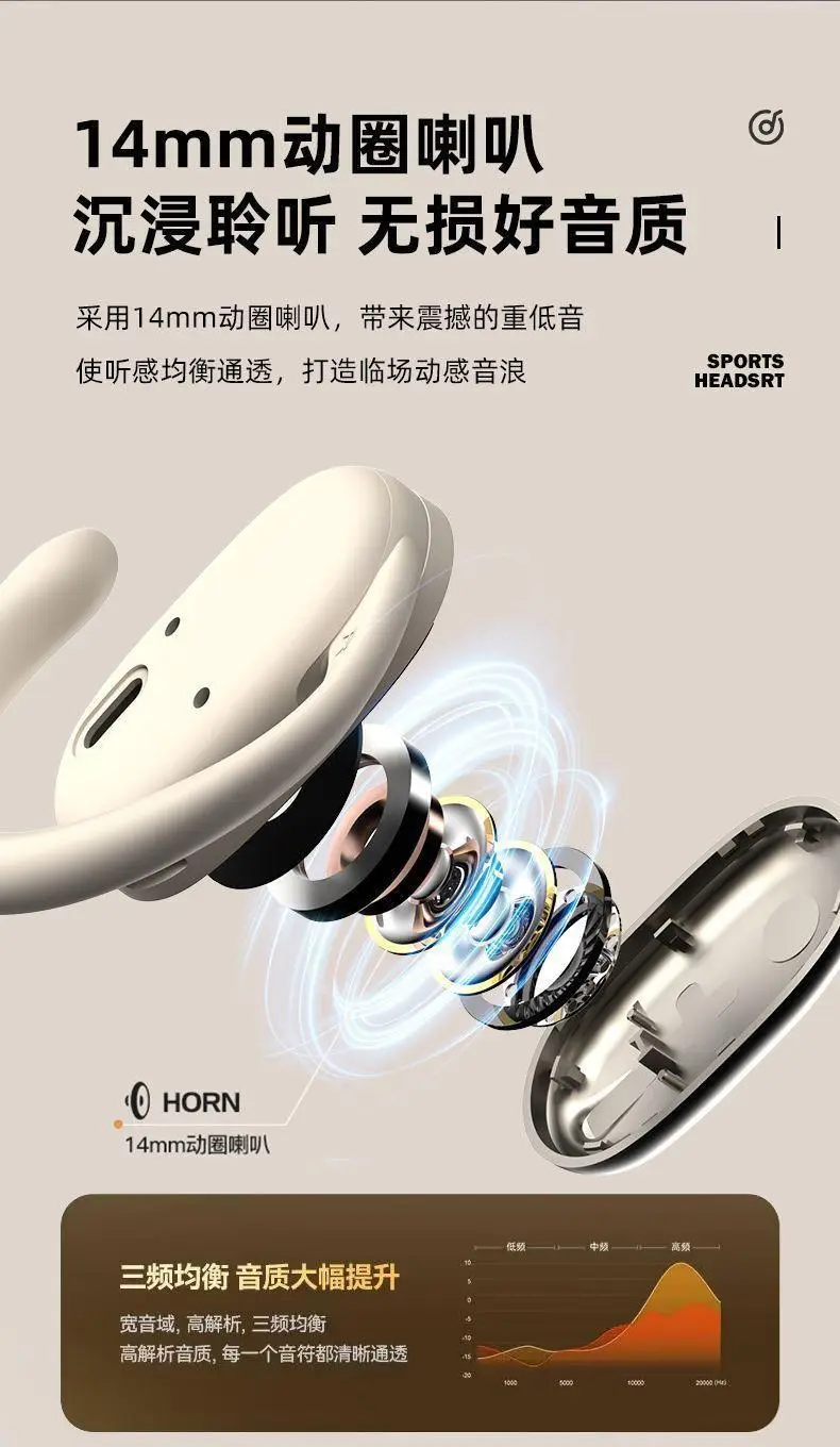 2025 Wireless Bluetooth Headset Sports Noise Reduction β feature 9