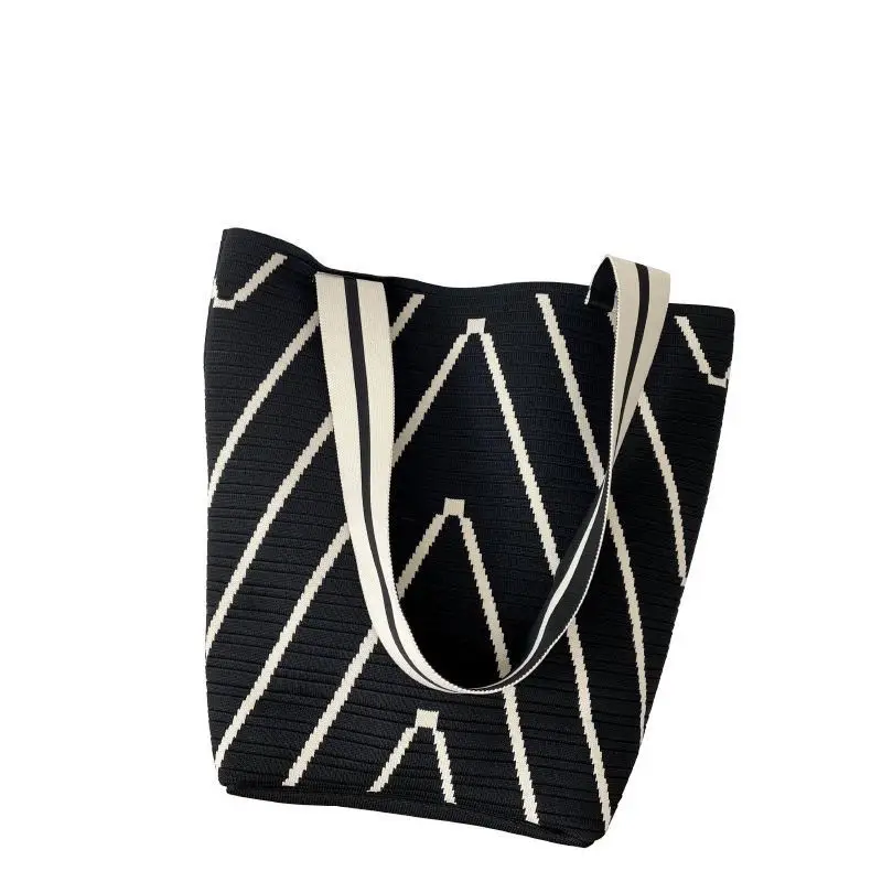 Women Knitted Large Capacity Shoulder Bag
