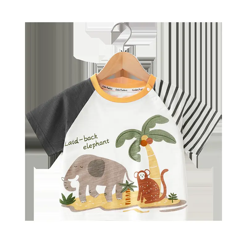 Baby T-Shirt Short Sleeve Cartoon Summer Girls - Image 9