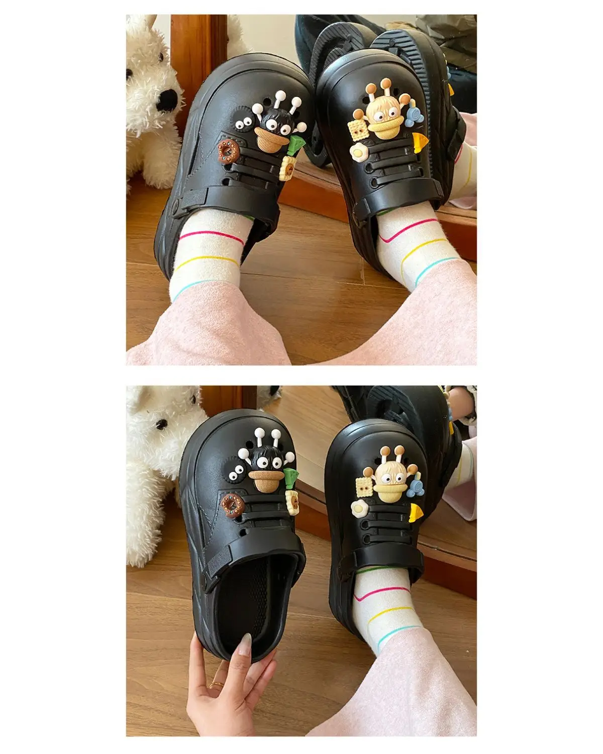 Women's Cute Ball Cave Shoes Summer 2025 Beige — feature 15
