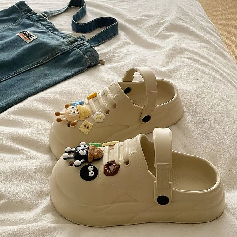 Women's Cute Ball Cave Shoes Summer 2025 Beige — feature 28