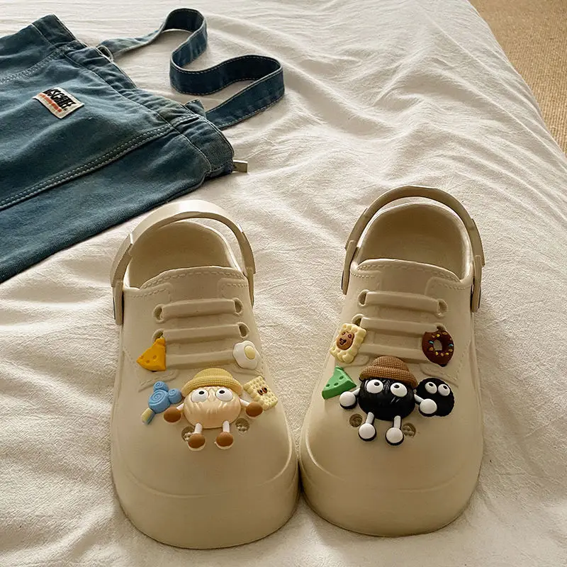 Women's Cute Ball Cave Shoes Summer 2025 Beige — feature 29