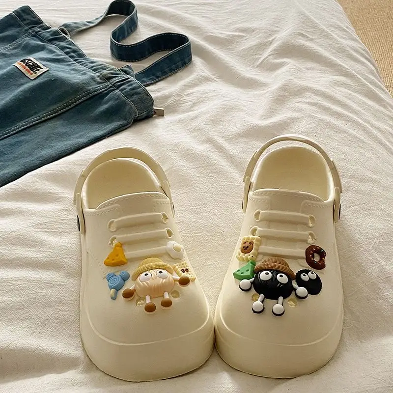 Women's Cute Ball Cave Shoes Summer 2025 Beige — feature 32